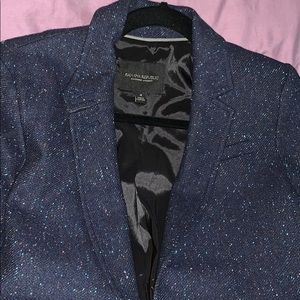 Banana Republic Blue Speckled Hacking Jacket